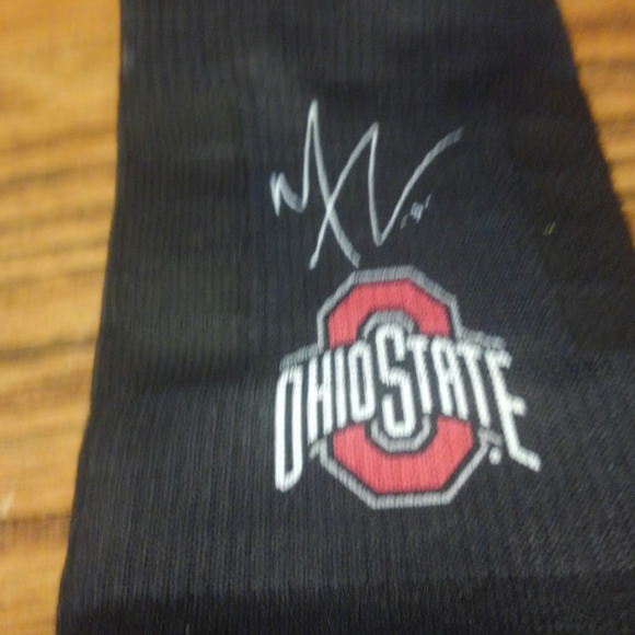 ๐ ๐ OSU Socks ๐ฟ Buckeyes Ohio State Michael Thomas #3 WR Signature Socks ๐ฅ - Picture 3 of 7
